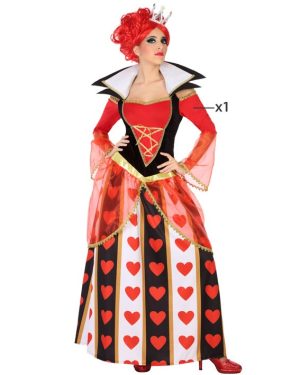 Pustni kostum Rdeča kraljica princesa Queen of hearts