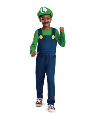 Otroški kostum Super Mario Brothers - Luigi